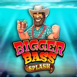 Bigger Bass Splash game by Pragmatic Play – logo hosted on LuckyHills Casino