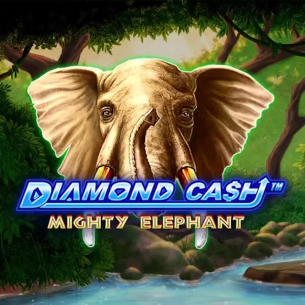 Diamond Cash Mighty Elephant game by Greentube – logo hosted on LuckyHills Casino