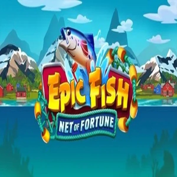 Epic Fish Net of Fortune slot logo by Quickspin at LuckyHills Casino