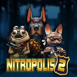 Nitropolis 2 by ELK Studios, showcased at hillscasino.ca – game logo