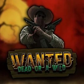 Wanted Dead or a Wild logo – Slots by Hacksaw Gaming at LuckyHills Casino